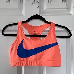 Nike Dry-Fit Orange Neon Sports Bra
